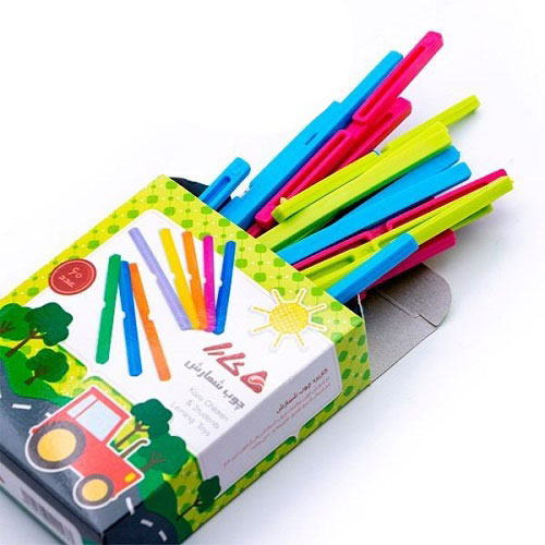 بازی آموزشی چوب خط کارا 60 عددی
